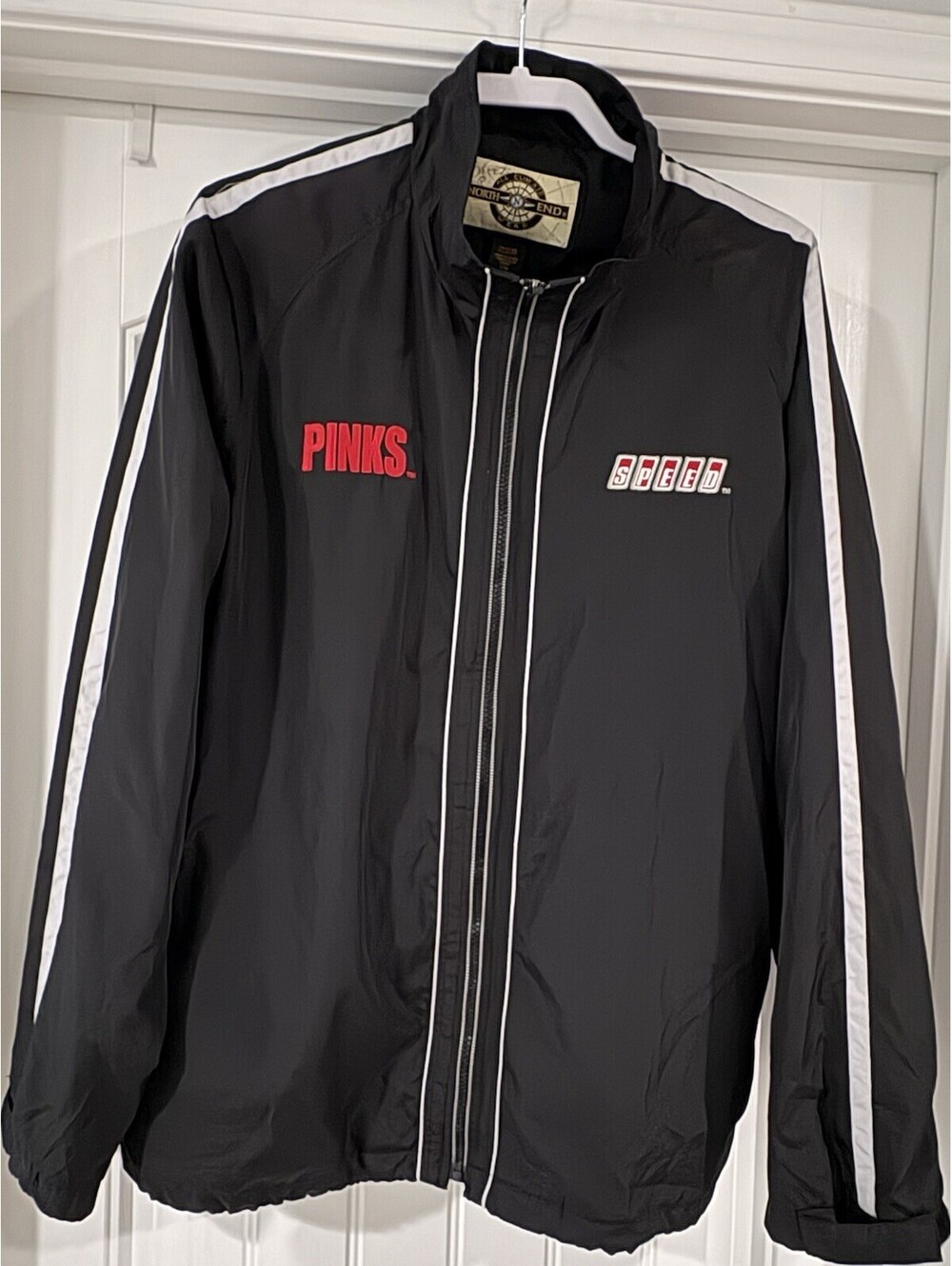North End Men’s Track Jacket All Climate Wear Customized Embroidery